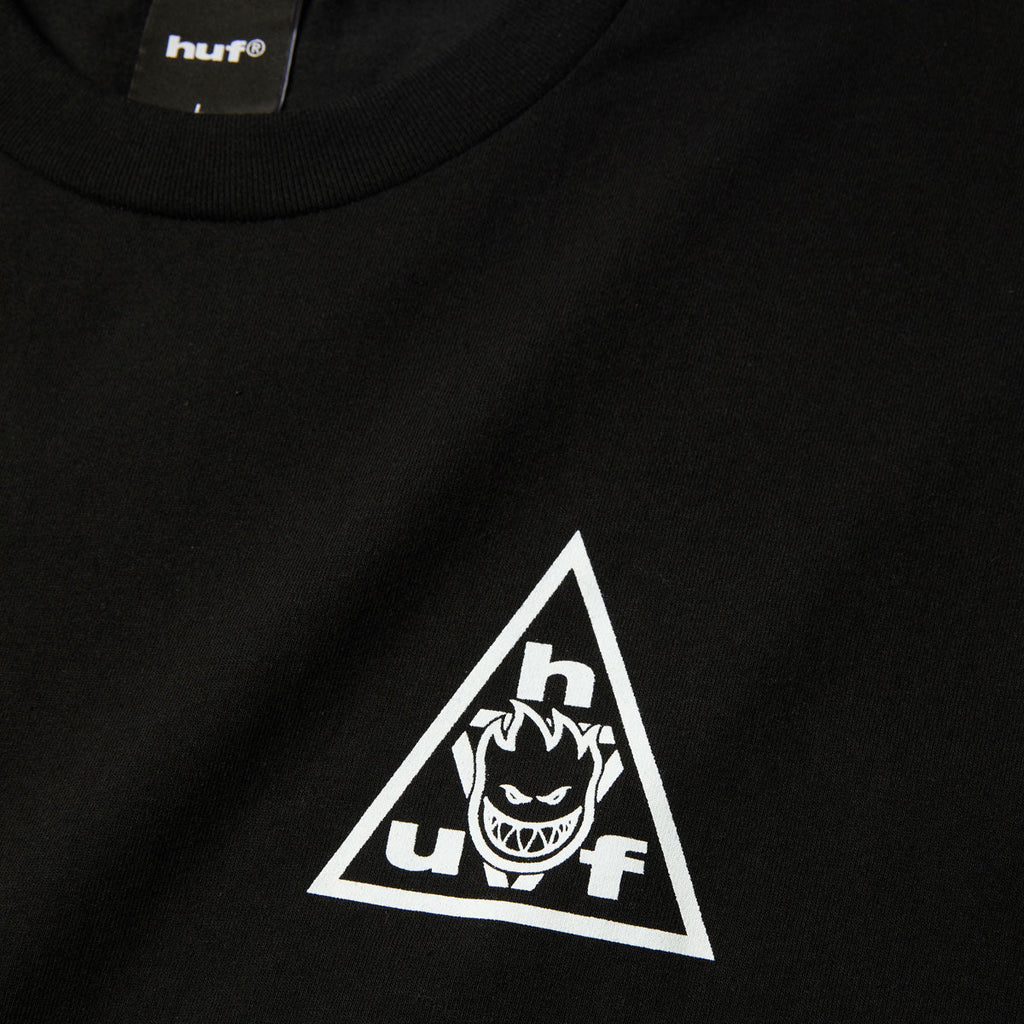HUF x Spitfire Sticker TT T-Shirt - Black