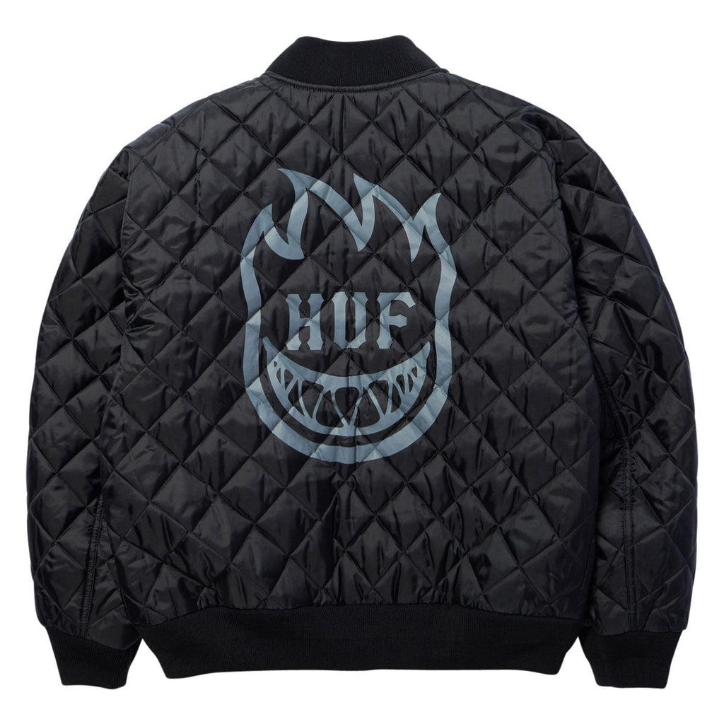 HUF x Spitfire Reversible Plaid Jacket - Navy/Black