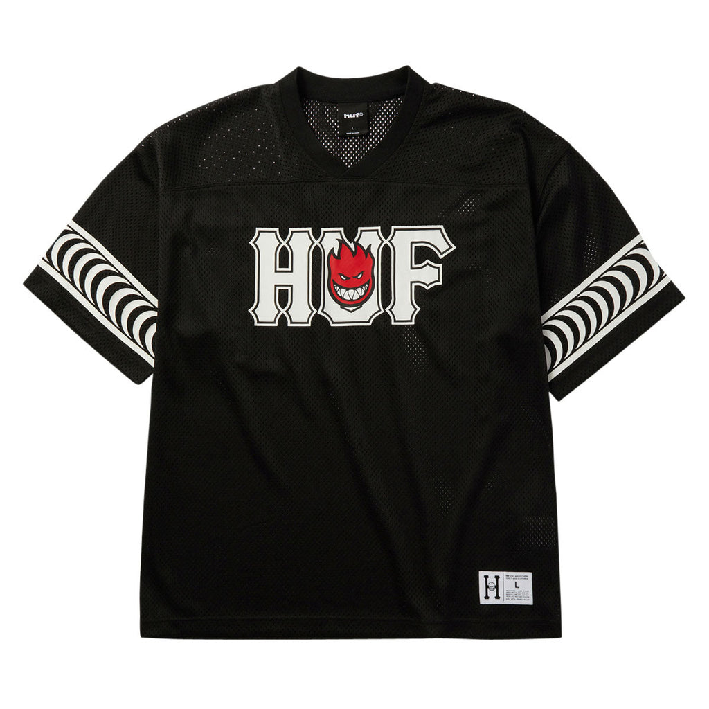 HUF x Spitfire End Zone Jersey - Black