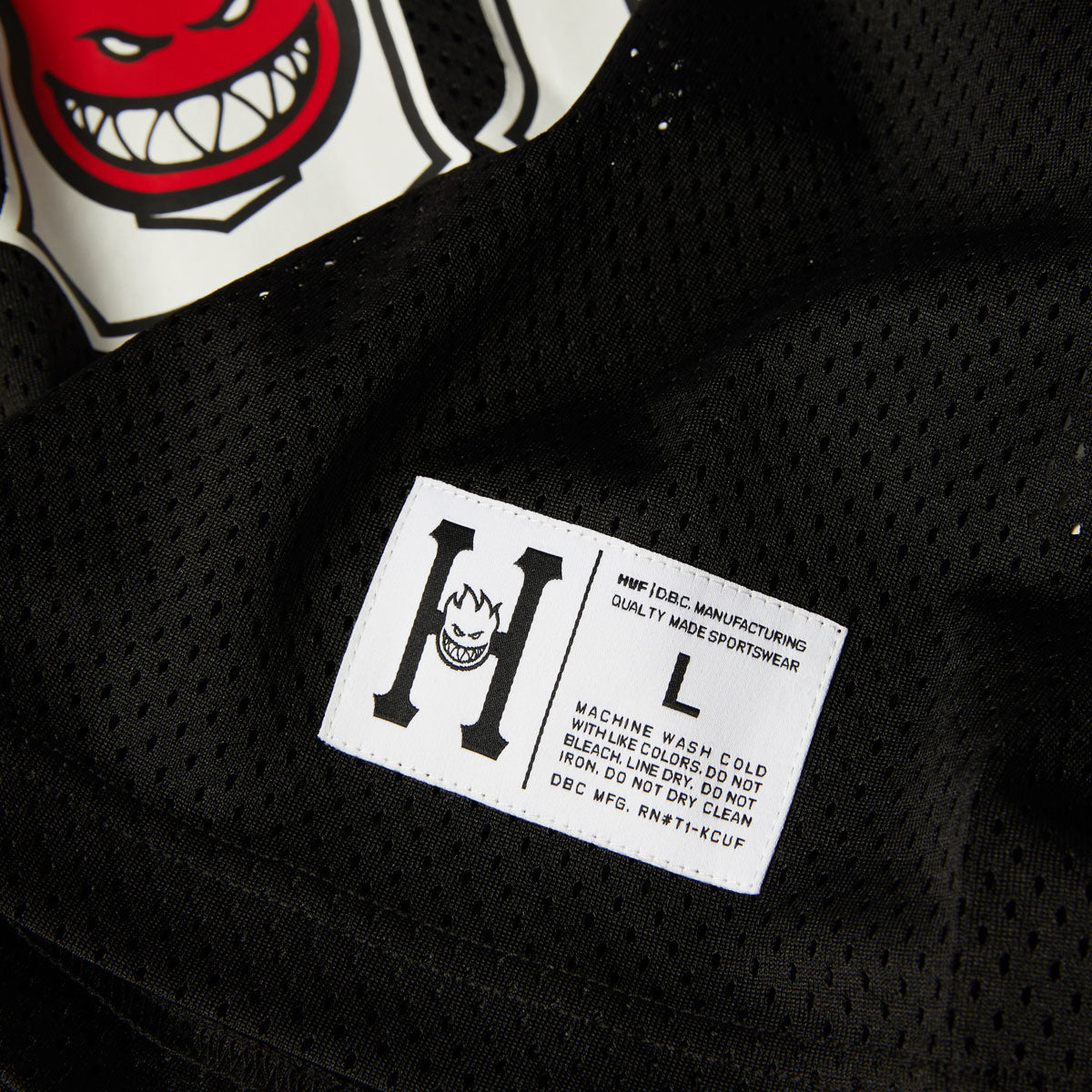 HUF x Spitfire End Zone Jersey - Black