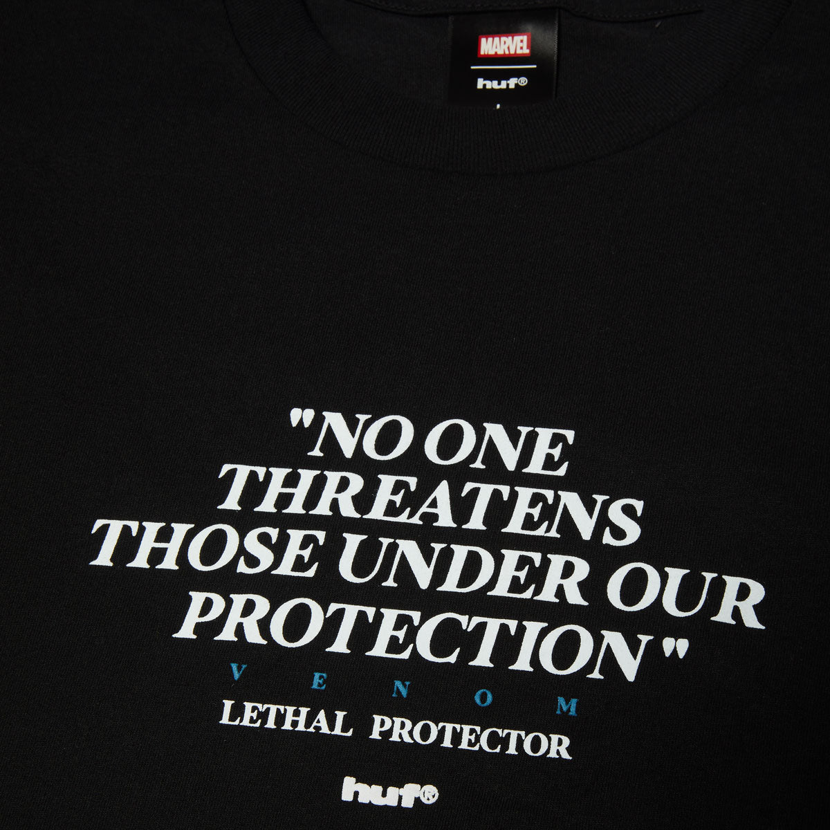 HUF x Marvel Venom Protector T-Shirt - Black
