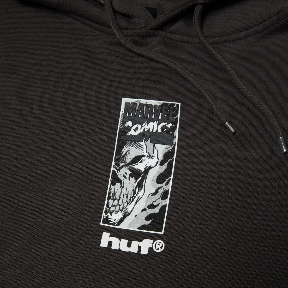 HUF x Marvel Ghost Rider Hoodie - Washed Black
