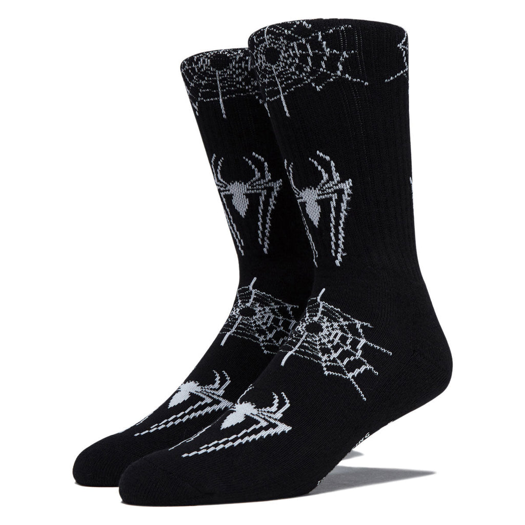 HUF x Spiderman Crew Socks - Black