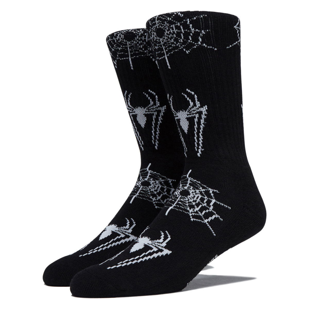HUF x Spiderman Crew Socks - Black