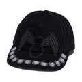 HUF x Spiderman Venom Washed Snapback Hat - Washed Black
