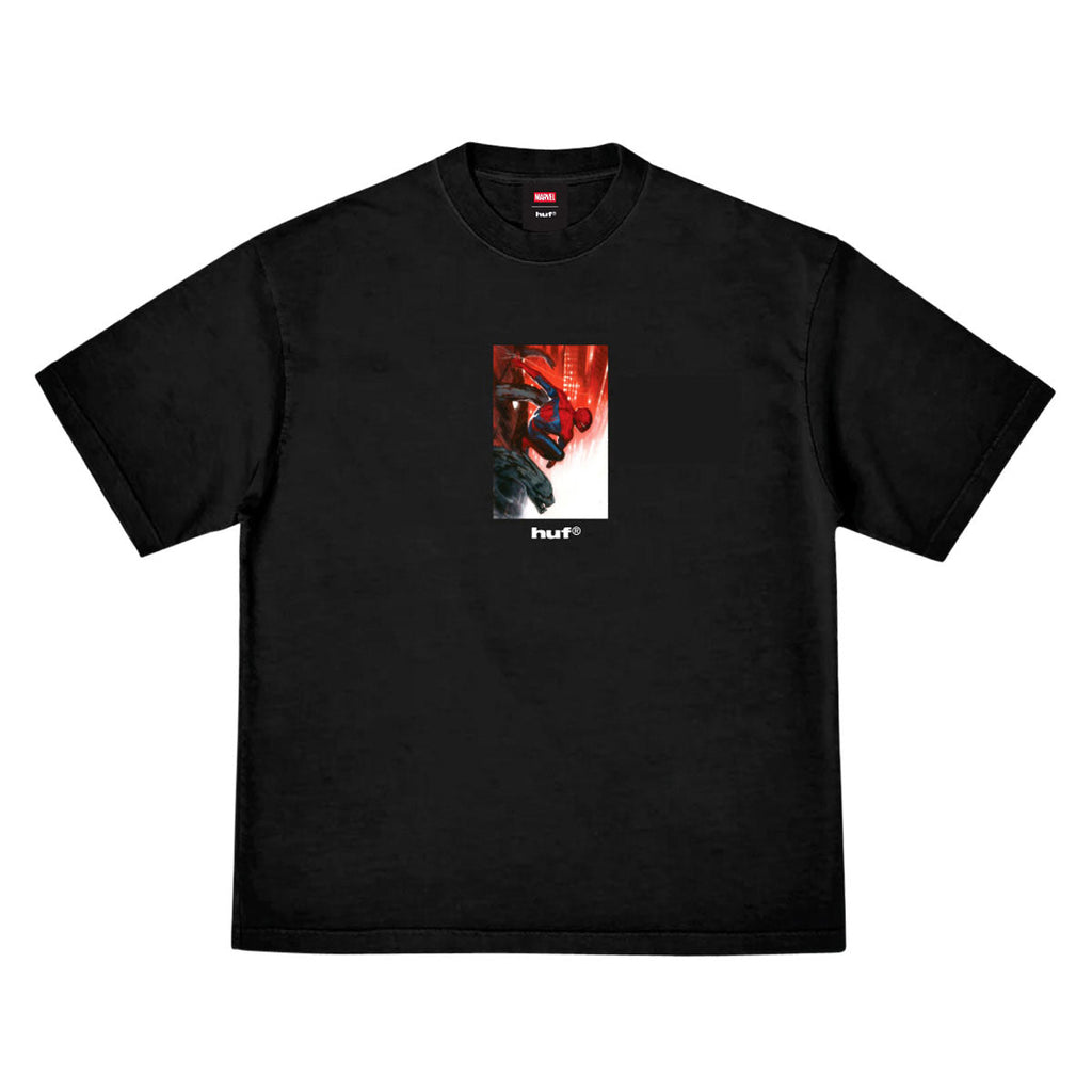 HUF x Spiderman Lookout T-Shirt - Black