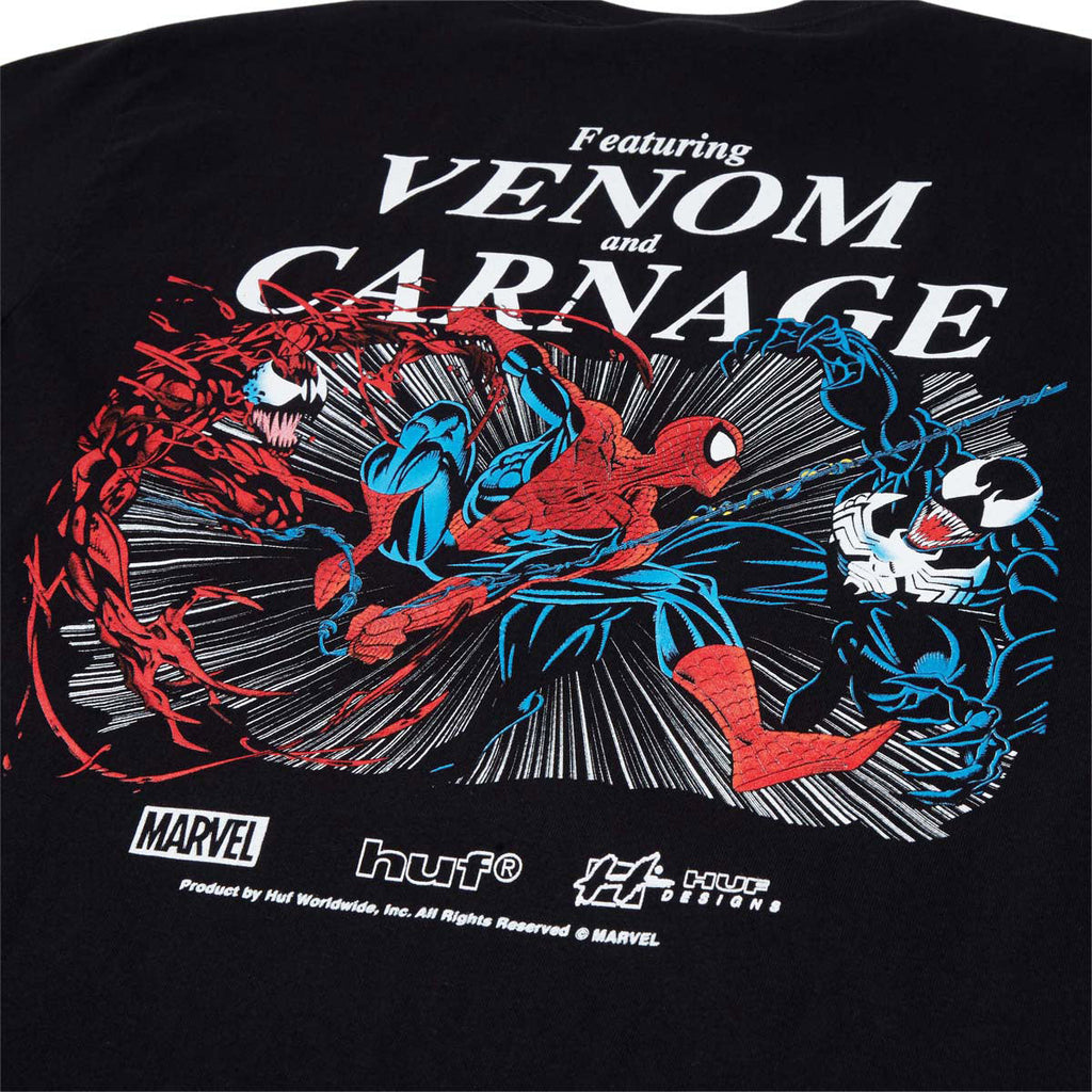HUF x Spiderman Maximum Carnage T-Shirt - Black