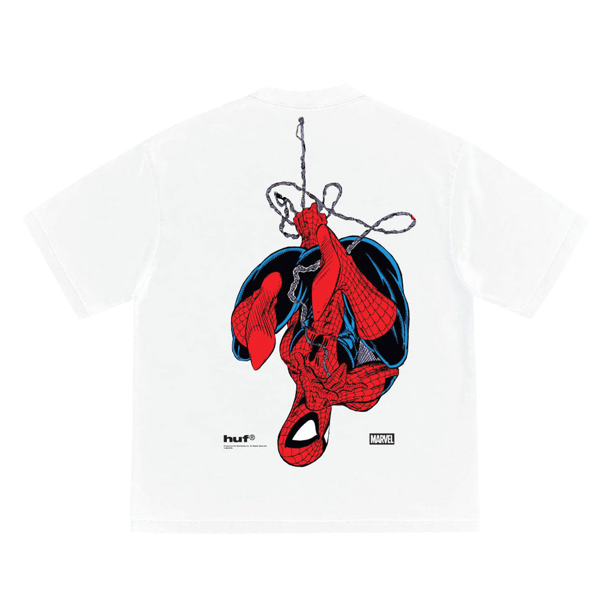 HUF x Spiderman Upside Down T-Shirt - White