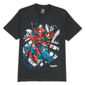 HUF x Spiderman Entangled Washed T-Shirt - Washed Black