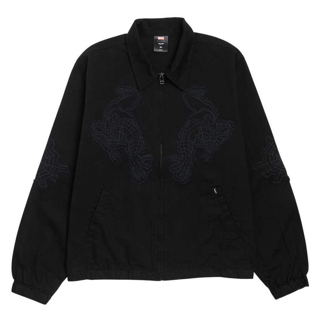 HUF x Spiderman Work Jacket - Black