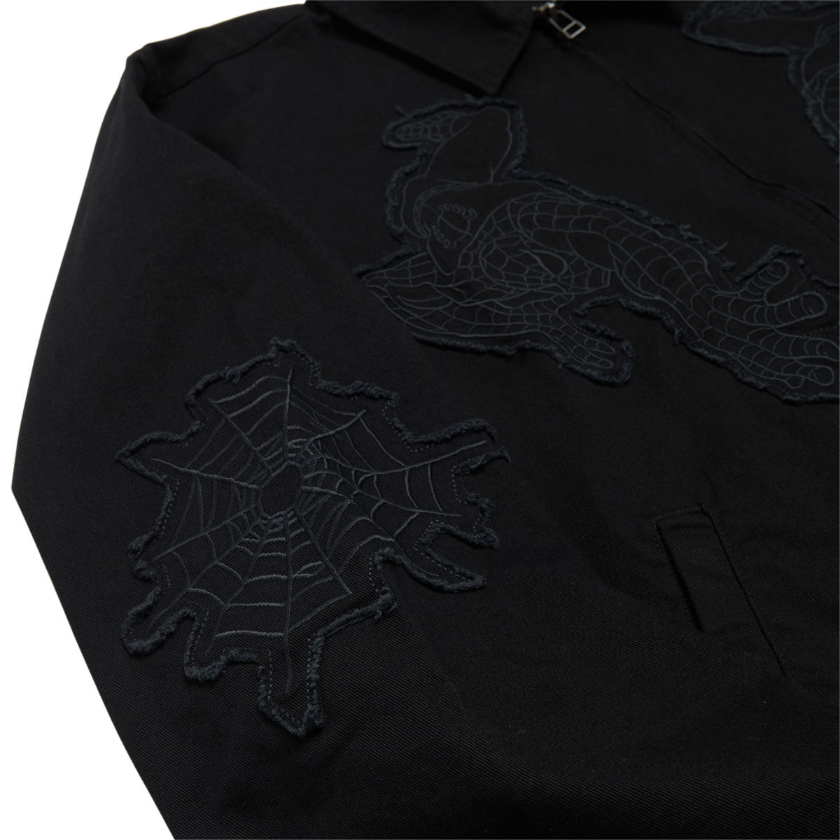 HUF x Spiderman Work Jacket - Black