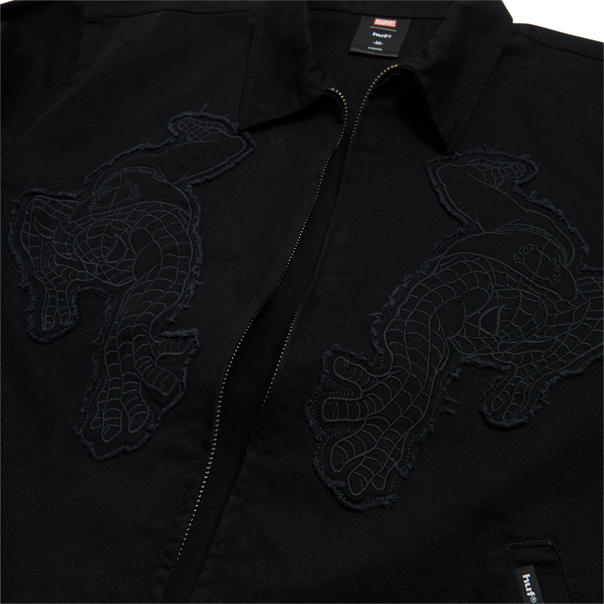 HUF x Spiderman Work Jacket - Black