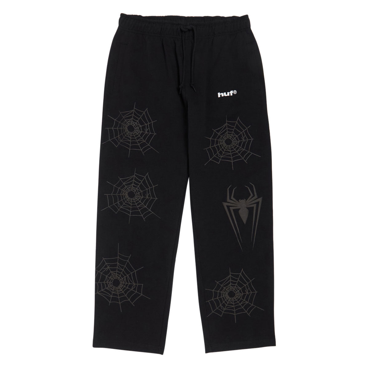 HUF x Spiderman Fleece Pants - Black