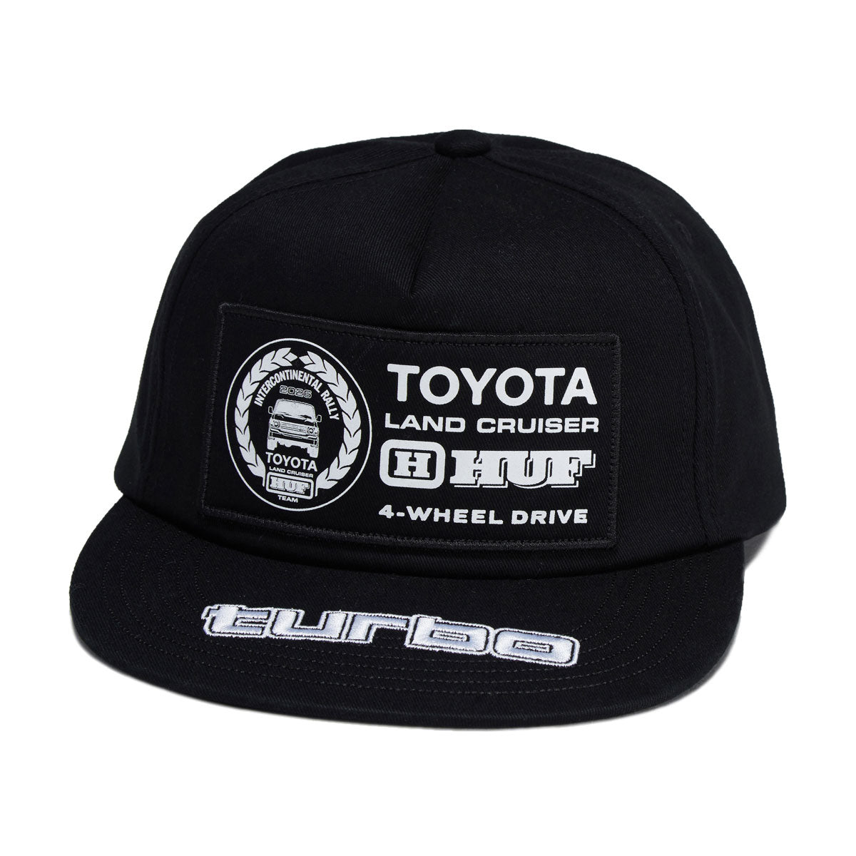 HUF x Toyota Land Cruiser Rally Snapback Hat - Black