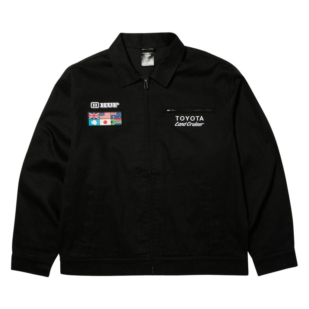 HUF x Toyota Land Cruiser World Tour Jacket - Black