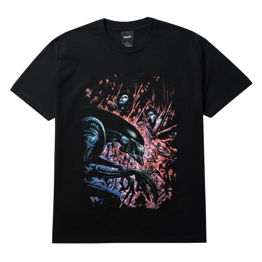 HUF x Aliens Manifest T-Shirt - Black