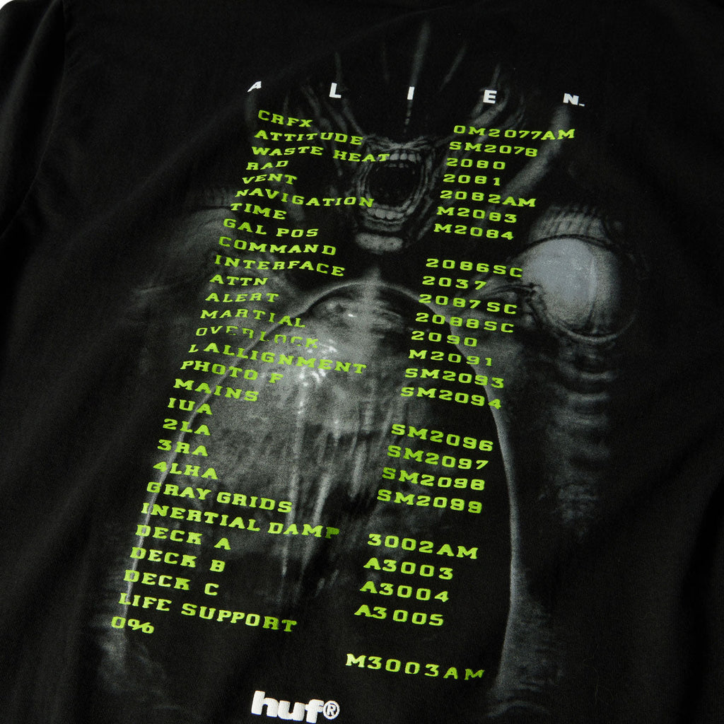 HUF x Aliens Manifest T-Shirt - Black