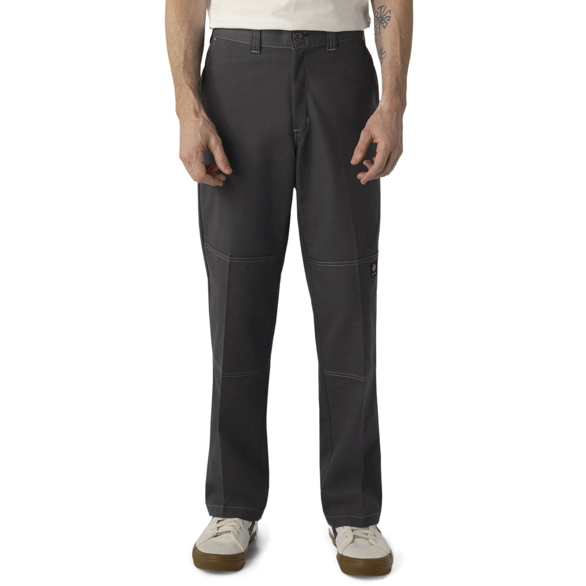 Dickies Regular Fit Double Knee Pants - Charcoal/Grey Stitch