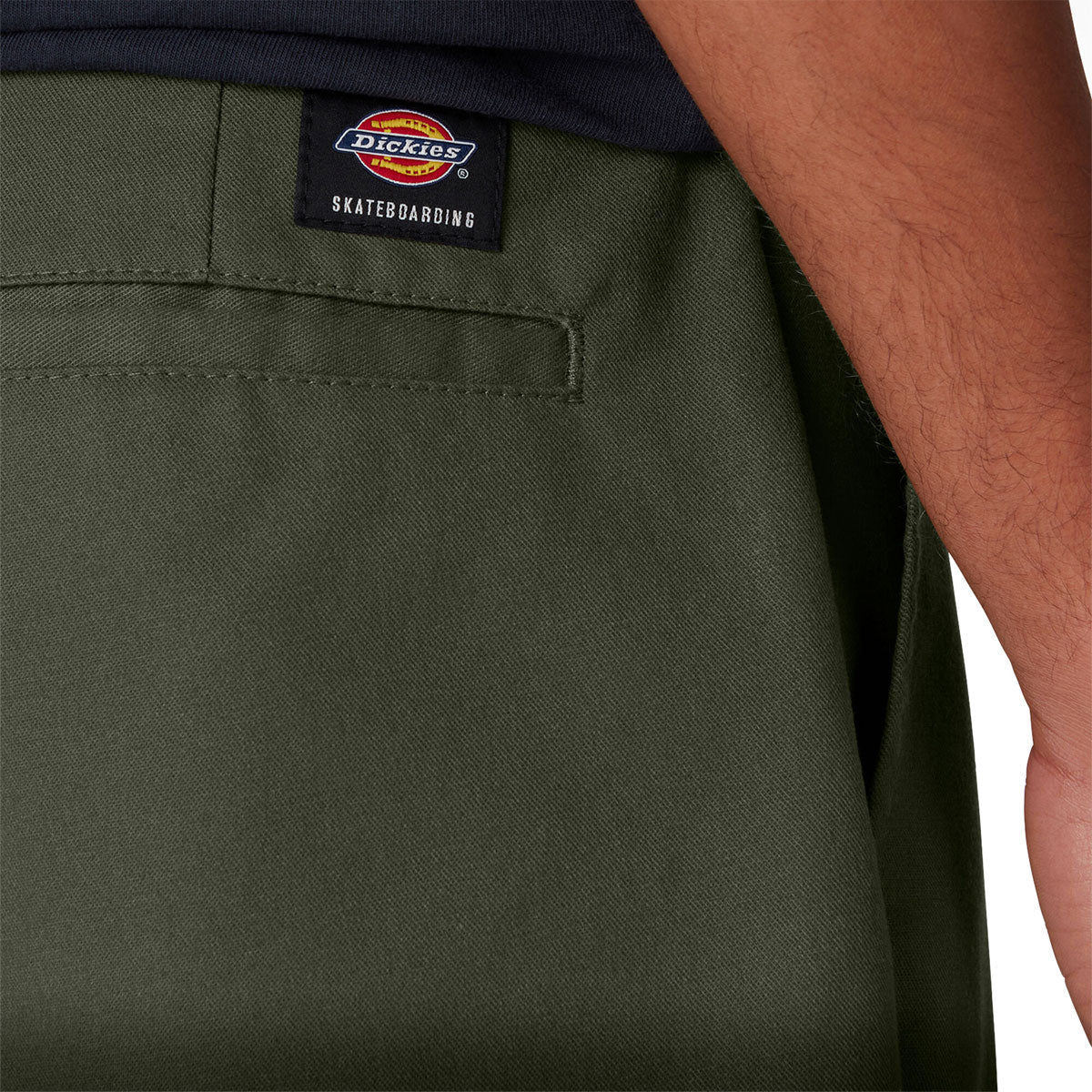 Dickies Skate Slim Shorts - Olive Green