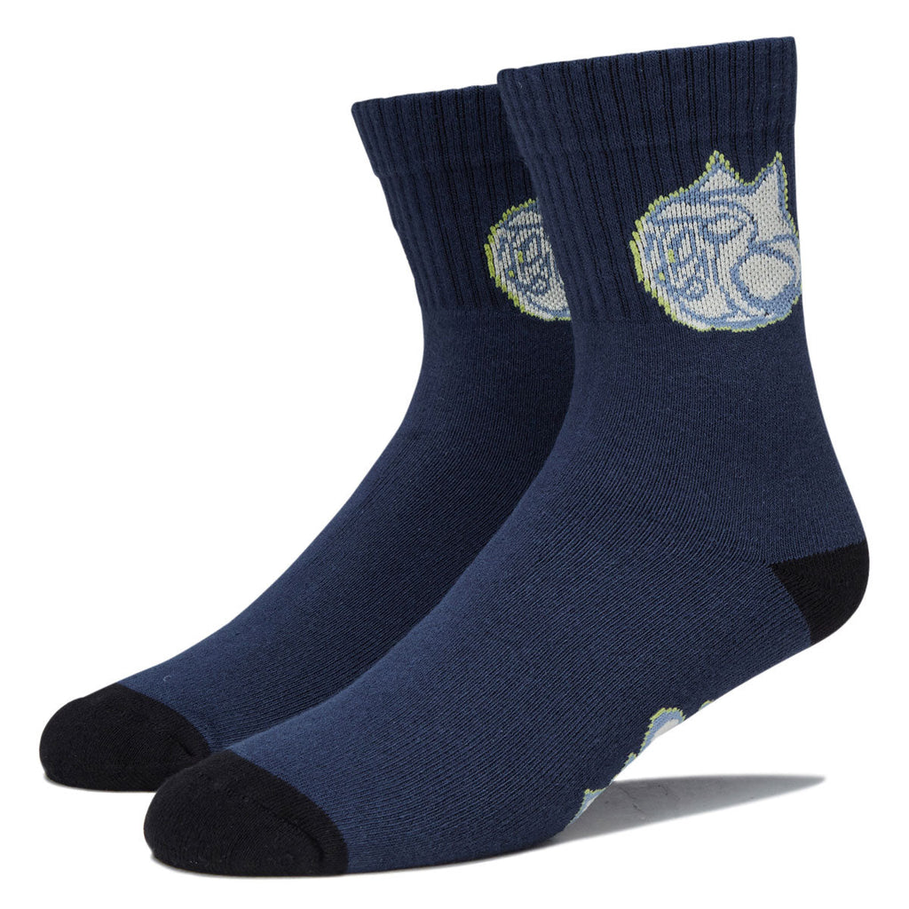 RIPNDIP Cyclone Mid Socks - Navy