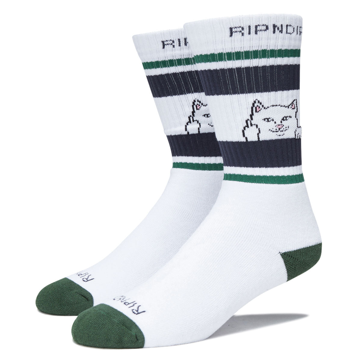 RIPNDIP Peeking Nermal Socks - Green/Slate