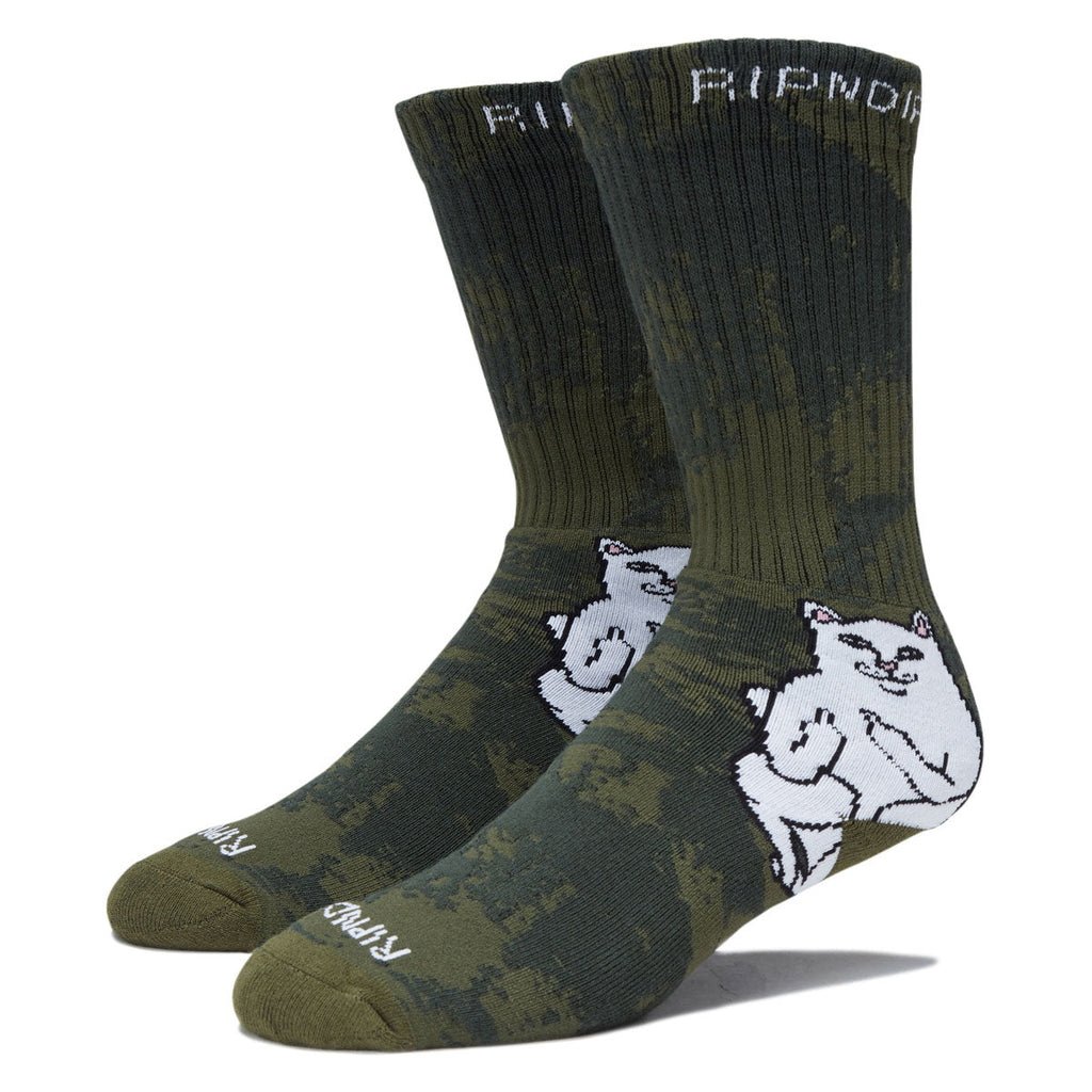 RIPNDIP Lord Nermal Socks - Forest Camo