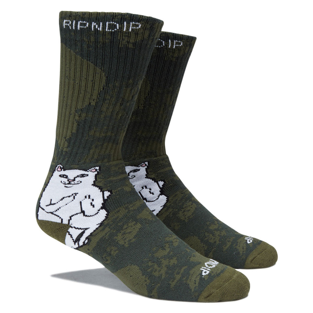 RIPNDIP Lord Nermal Socks - Forest Camo