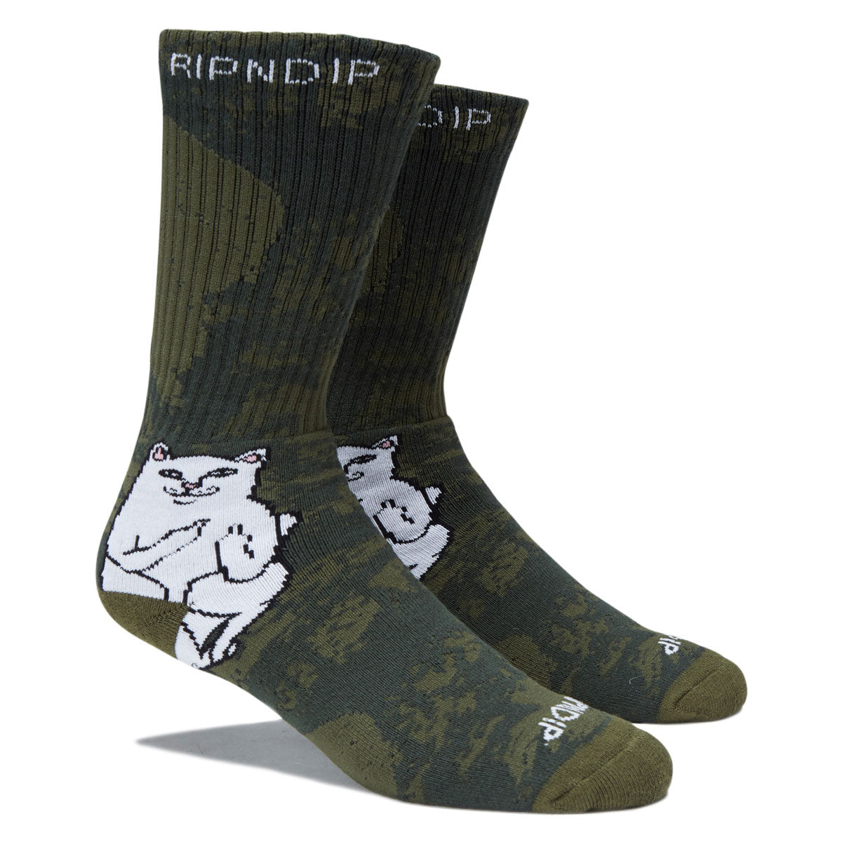RIPNDIP Lord Nermal Socks - Forest Camo