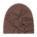 RIPNDIP Rokkunerm Skull Beanie - Brown