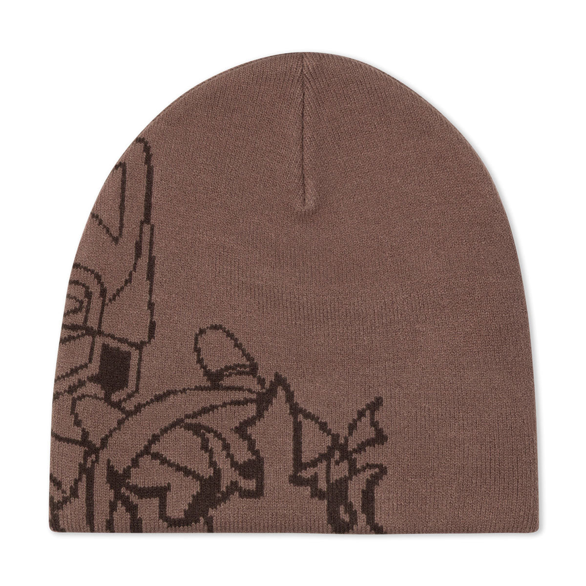 RIPNDIP Rokkunerm Skull Beanie - Brown