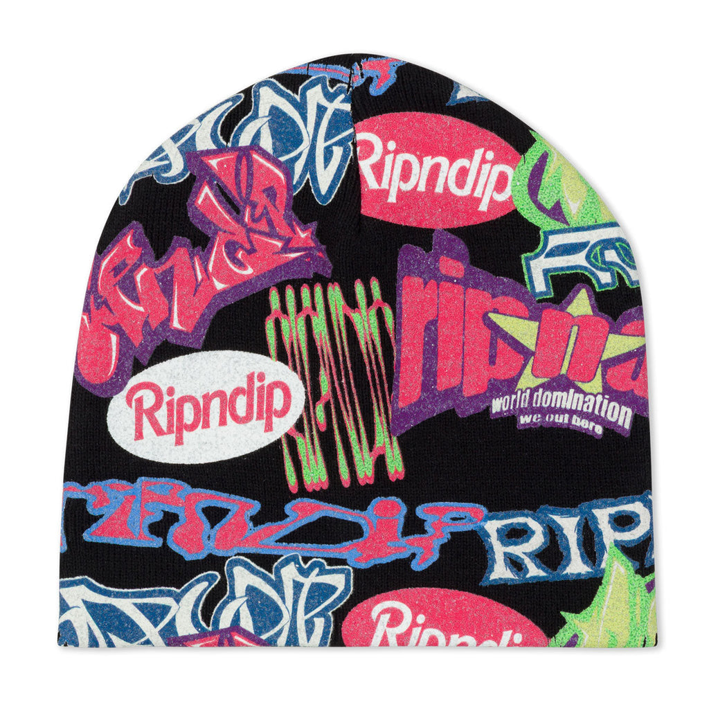 RIPNDIP Out Here Tour Skull Beanie - Multi