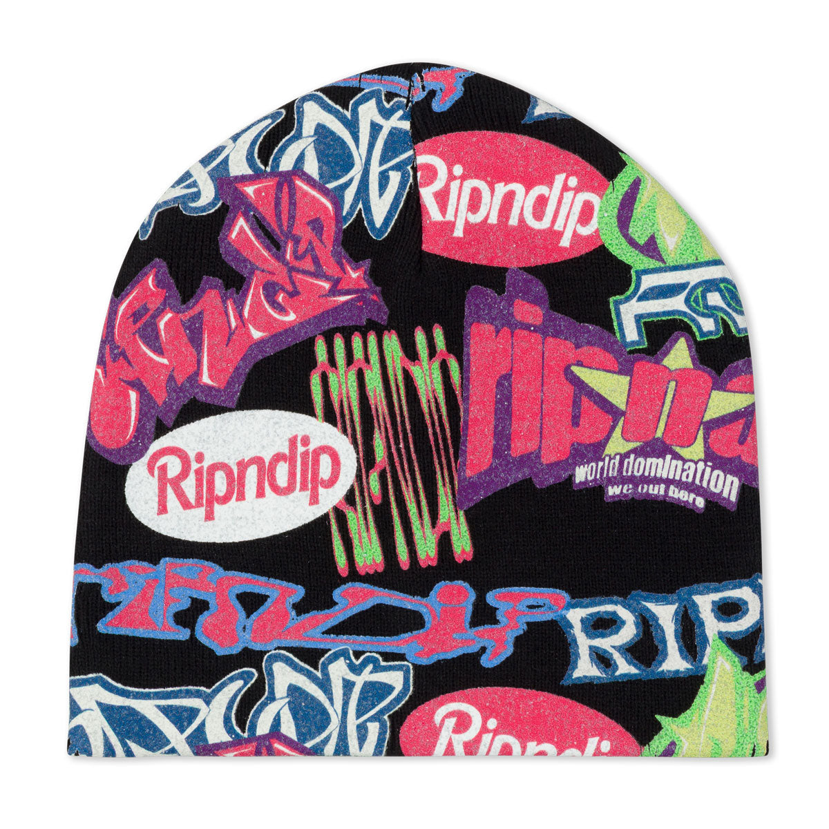 RIPNDIP Out Here Tour Skull Beanie - Multi