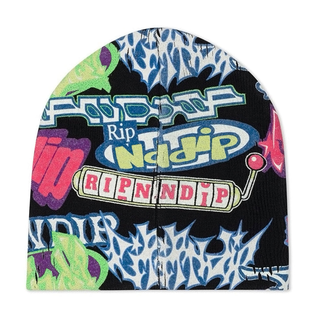 RIPNDIP Out Here Tour Skull Beanie - Multi