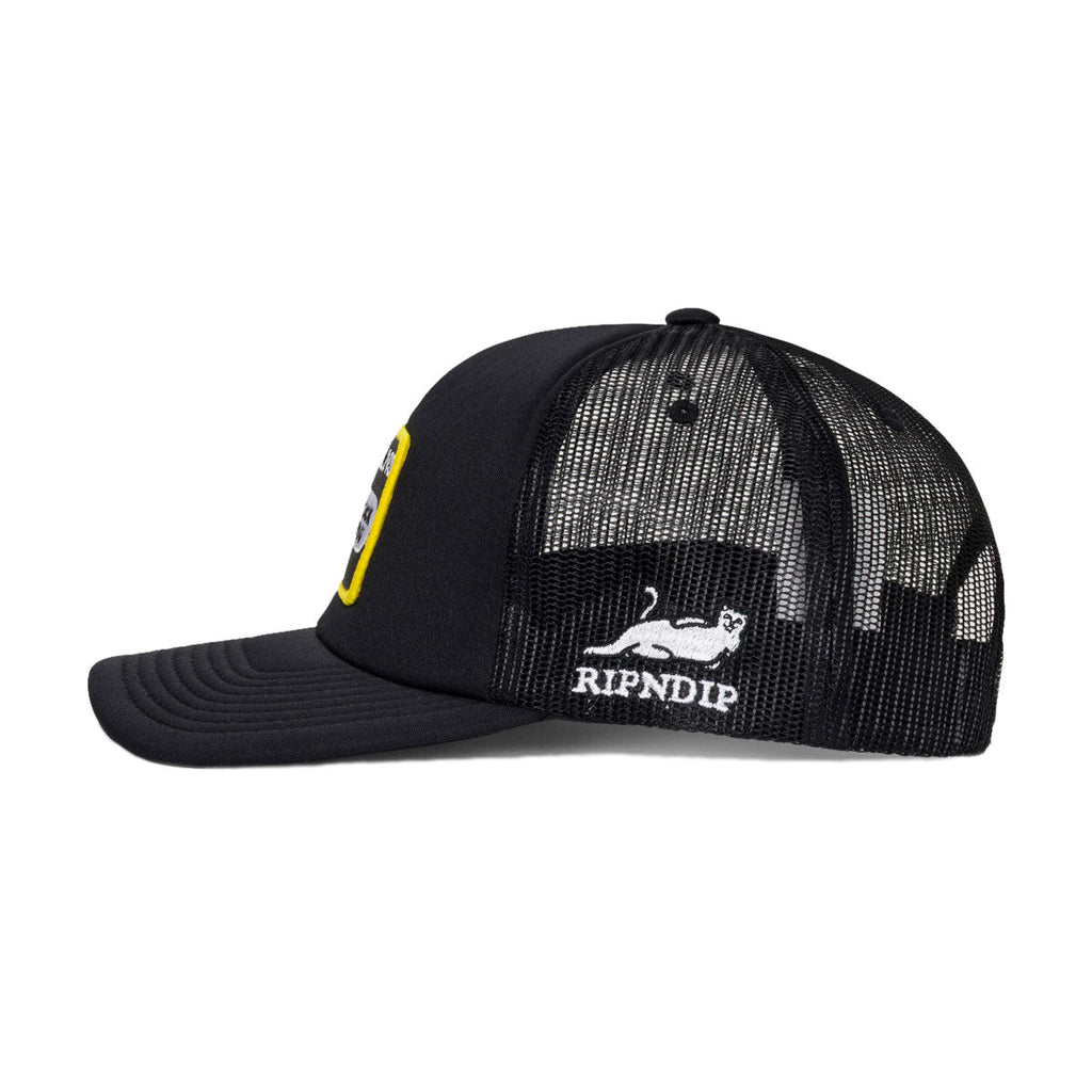 RIPNDIP Meow Meow Trucker Hat - Black