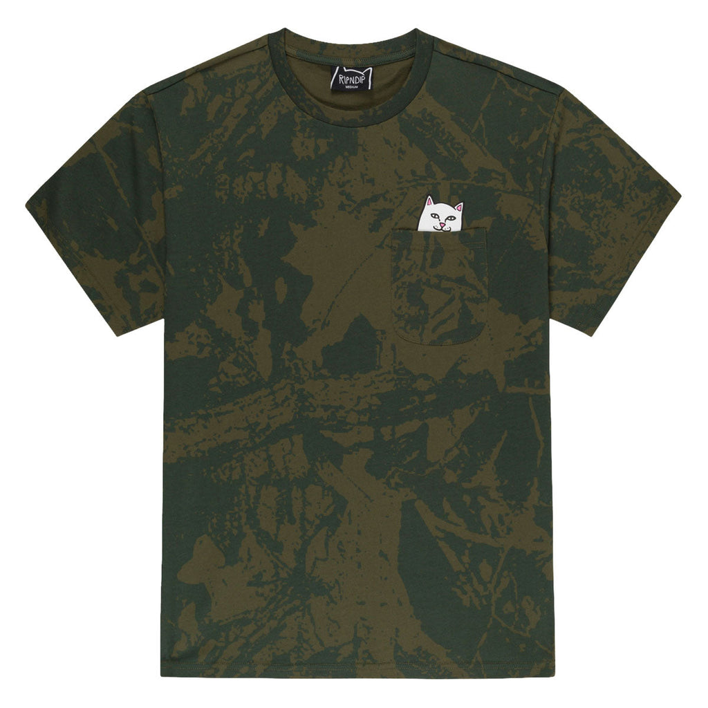 RIPNDIP Lord Nermal Pocket T-Shirt - Forest Camo