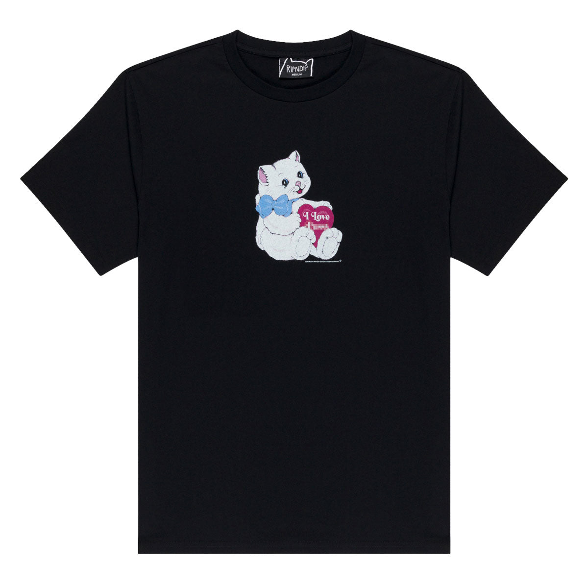 RIPNDIP I Love Cats T-Shirt - Black