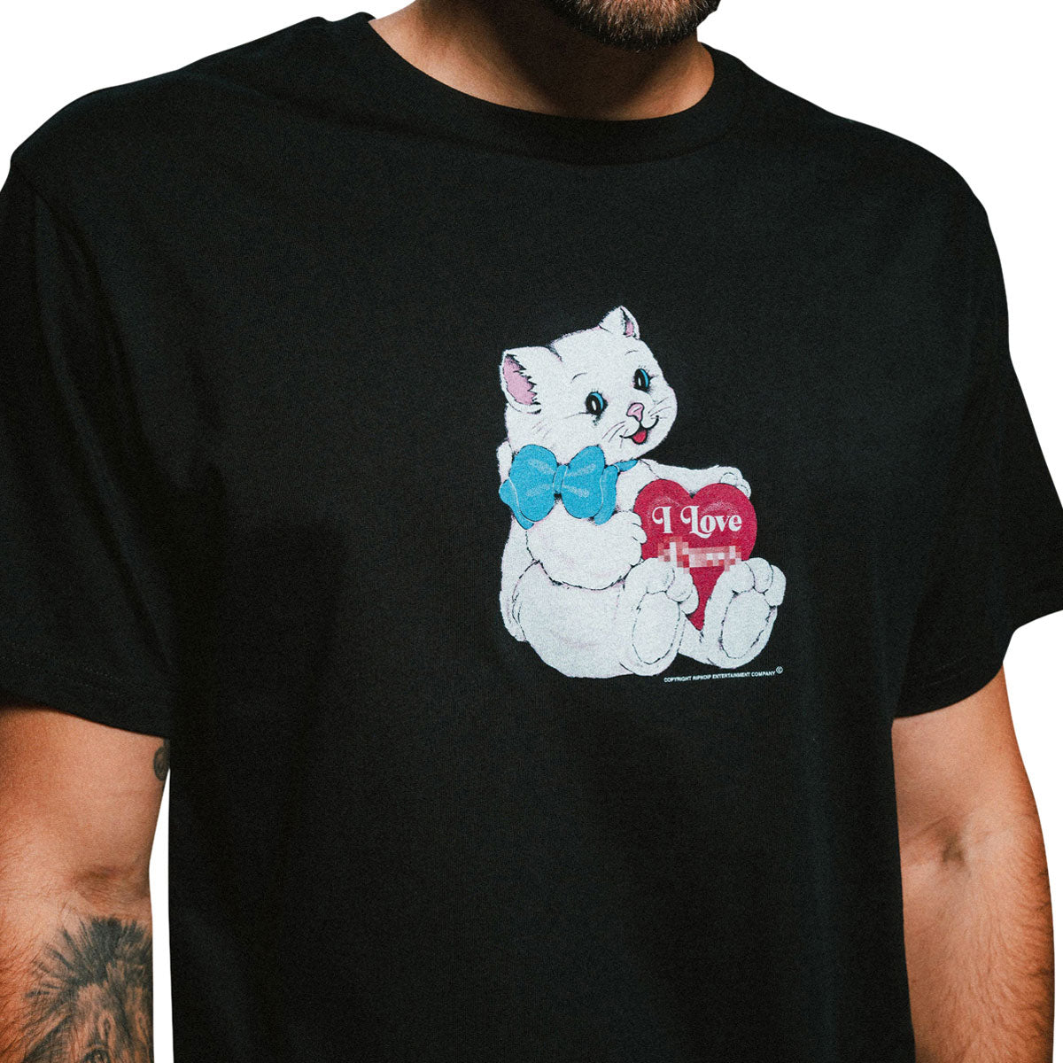 RIPNDIP I Love Cats T-Shirt - Black