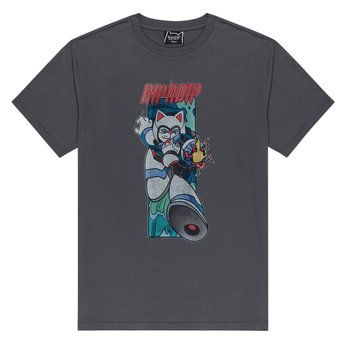 RIPNDIP Rokkunerm T-Shirt - Charcoal