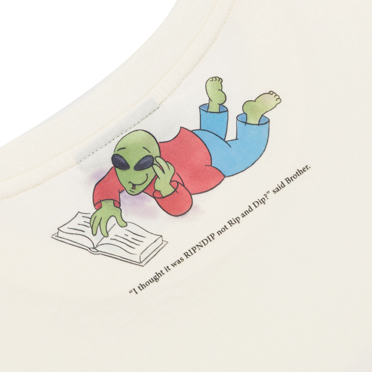 RIPNDIP Storybooks T-Shirt - Bone