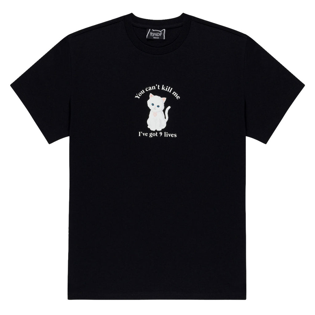 RIPNDIP 9 Lives T-Shirt - Black