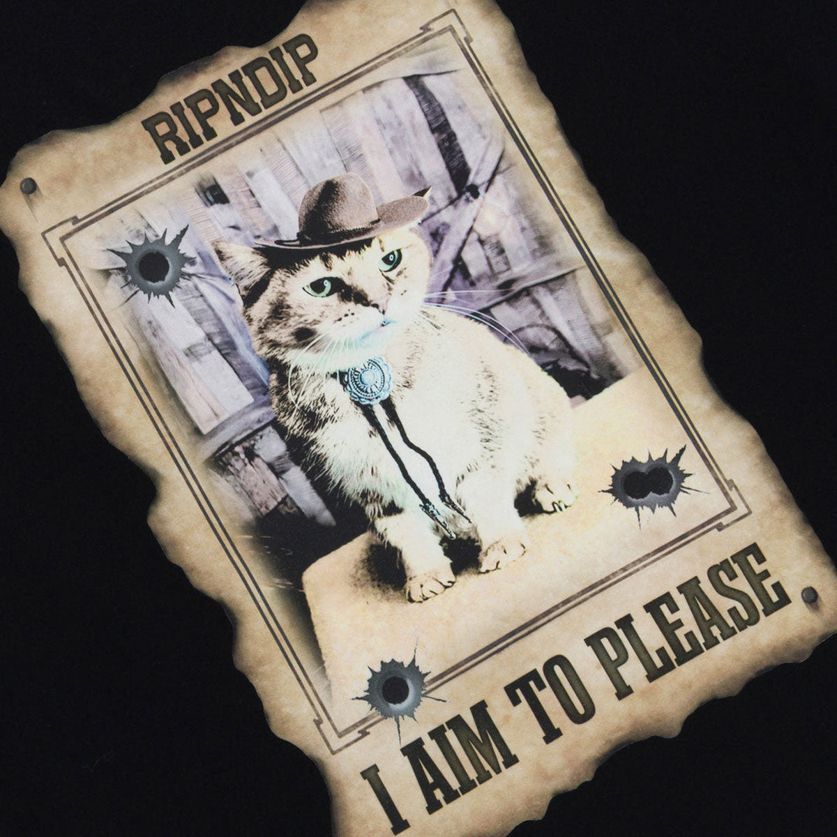 RIPNDIP Most Wanted T-Shirt - Black