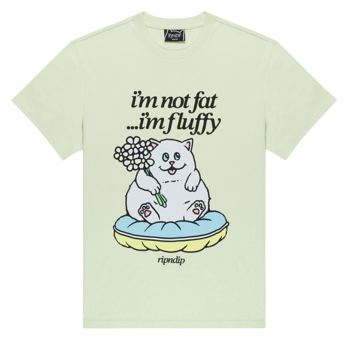 RIPNDIP Fluffy Baby T-Shirt - Light Lime