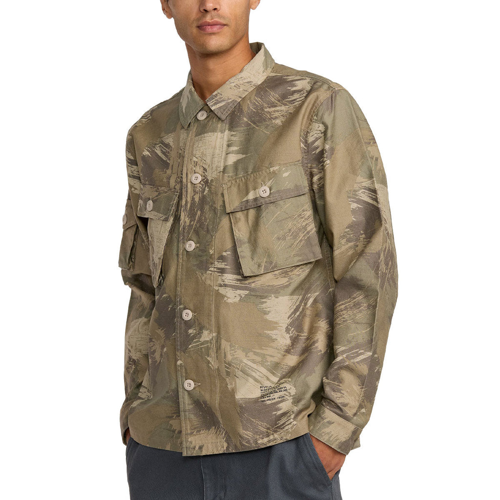 RVCA Mil Jacket - Khaki Camo