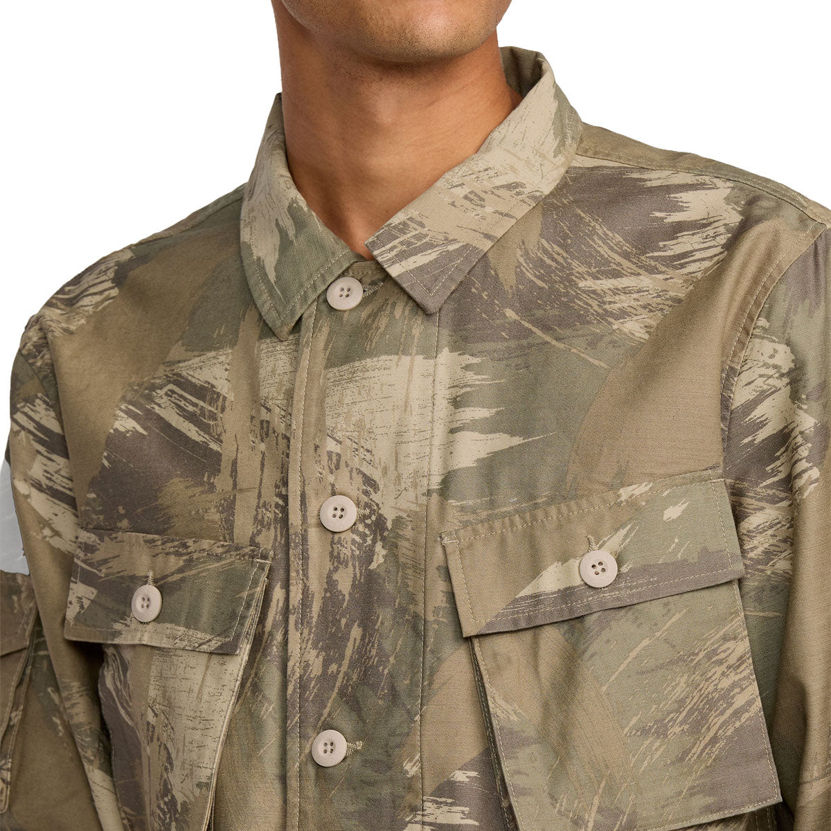 RVCA Mil Jacket - Khaki Camo