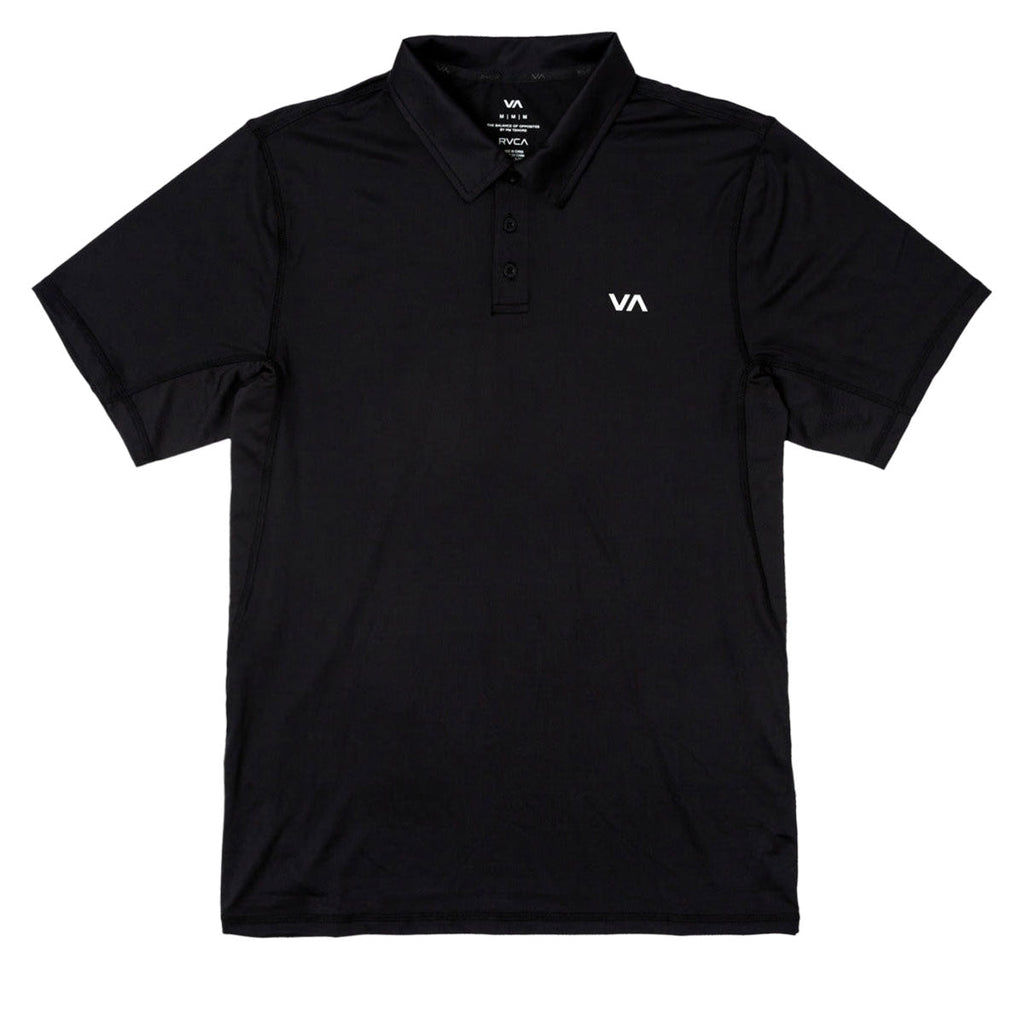 RVCA Sport Vent Polo Shirt - New Black