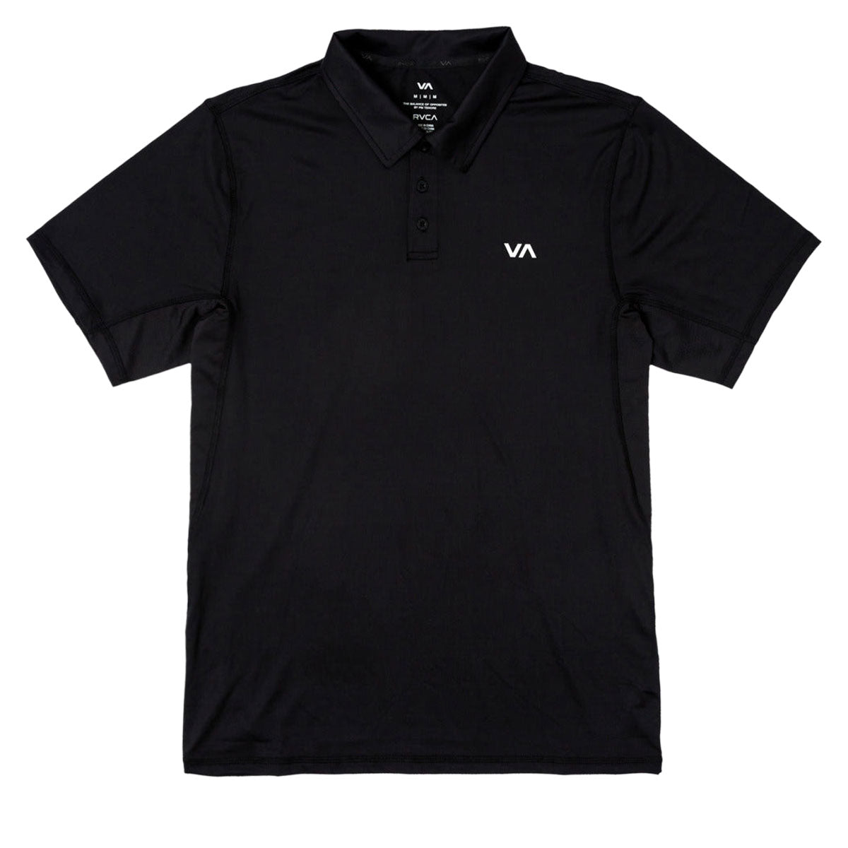 RVCA Sport Vent Polo Shirt - New Black
