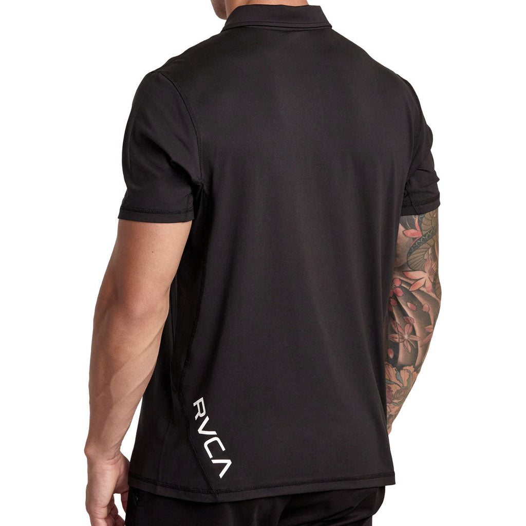 RVCA Sport Vent Polo Shirt - New Black