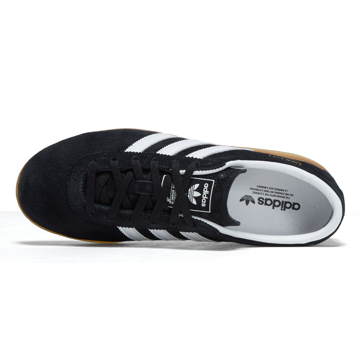 Adidas Womens Gazelle Lo Pro Shoes - Core Black/Ftwr White/Gum