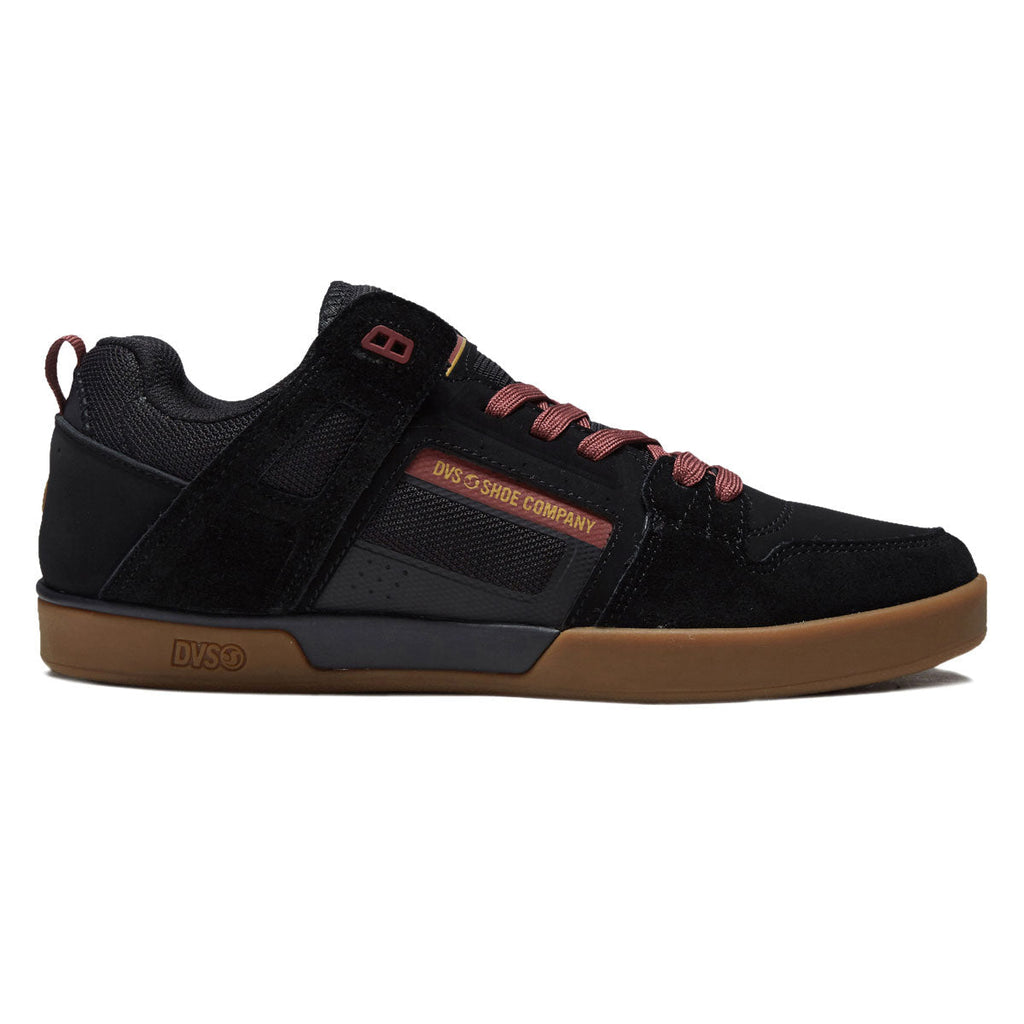 DVS Comanche LT Shoes - Black/Ruby Wine/Gum