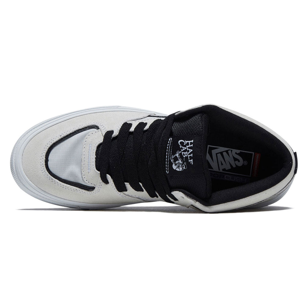 Vans Skate Half Cab Wafflecup Shoes - White/Black